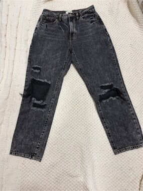 Gilded Intent Black 90's Straight Jeans